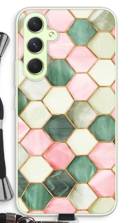 Hexagons in stained glass