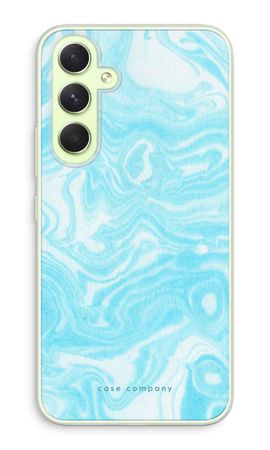 Water paint blue