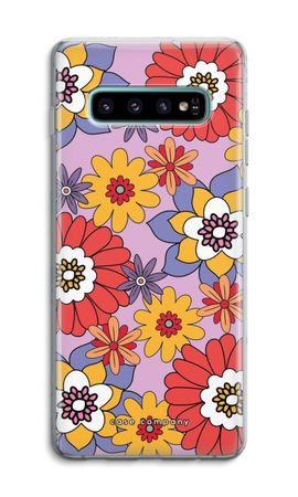 Retro Flowers - Purple