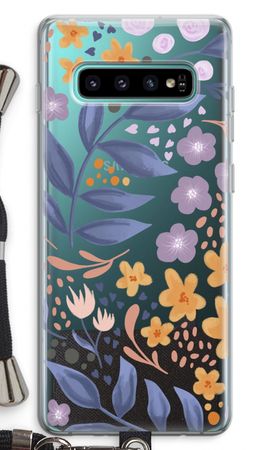 Flowers with blue leaves