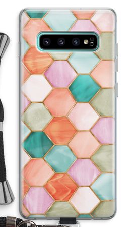 Hexagons in stained glass