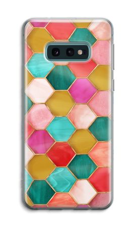 Hexagones en vitrail