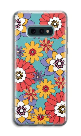 Retro Flowers - Blue