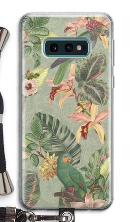 Tropical jungle parrot