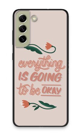 Optimistic flower girl