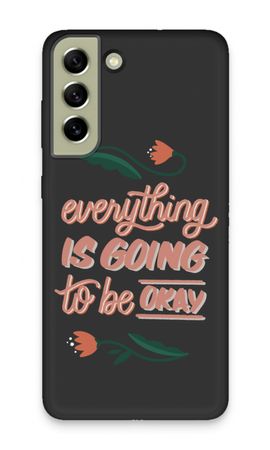 Optimistic flower girl