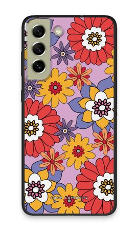 Retro Flowers - Purple