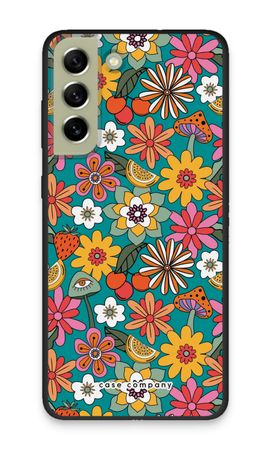 Retro Flowers N°2 - Blue