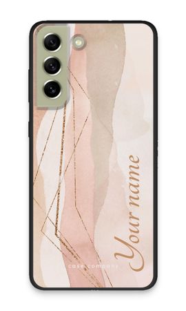Gold Lines Namecase - Blush