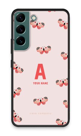Rosy Butterflies Monogram