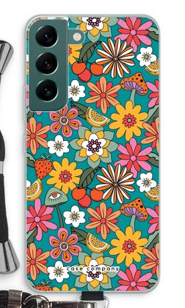 Retro Flowers N°2 - Blue