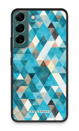 Coloured triangles blue