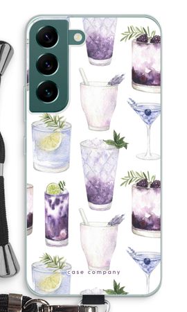 Violet cocktails