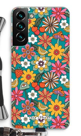 Retro Blumen N°2 - Blau