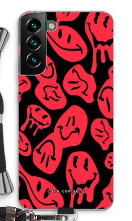 Schmelzender Smiley - Rot