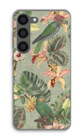 Tropical jungle parrot