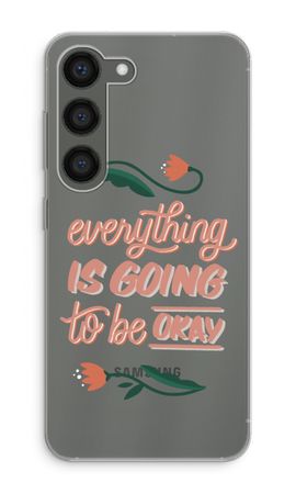 Optimistic flower girl