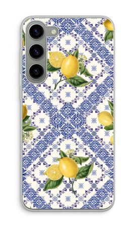 Blue tiles and lemons