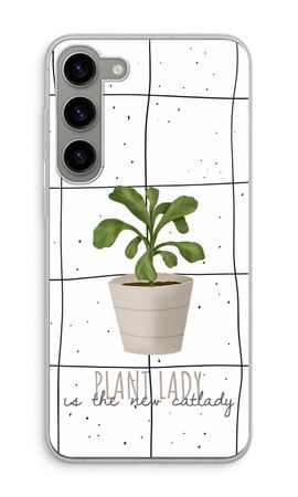 Houseplant on windowpane