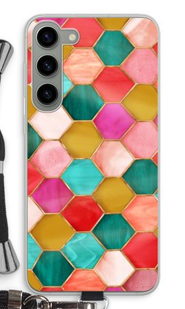 Hexagons in stained glass