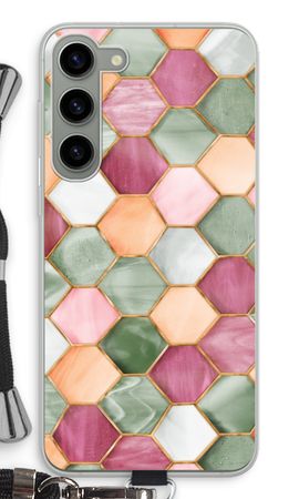 Hexagons in stained glass