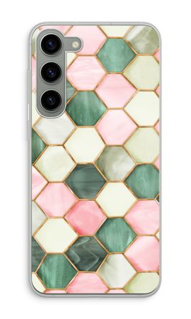 Hexagons in stained glass