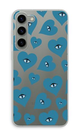 Blue heart eyes