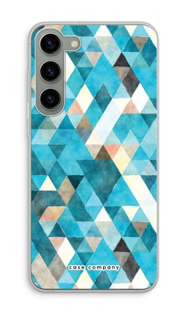 Coloured triangles blue