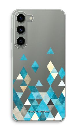 Coloured triangles blue