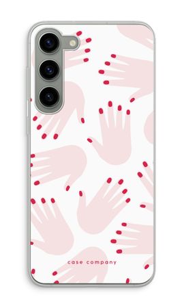 Hands pink