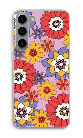 Retro Flowers - Purple