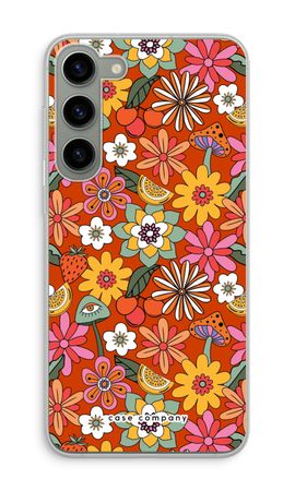 Retro Flowers - Red