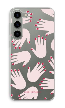 Hands pink