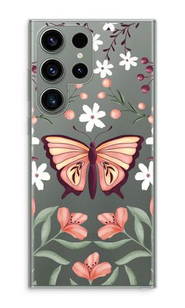 Butterfly in a floral world