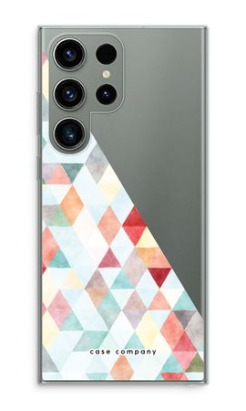 Coloured triangles pastel