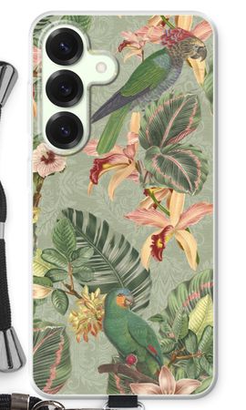 Tropical jungle parrot