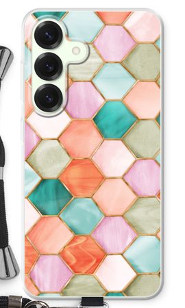 Hexagons in stained glass