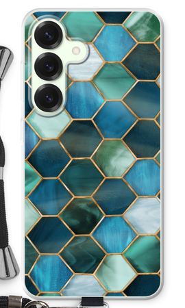 Hexagons in stained glass