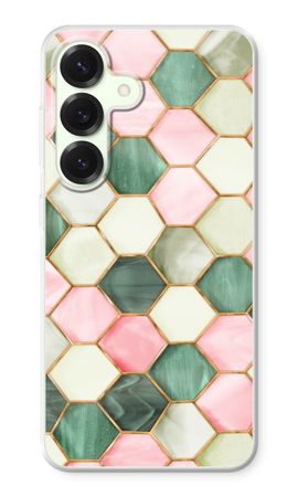 Hexagons in stained glass