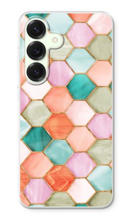 Hexagons in stained glass