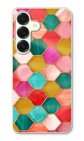 Hexagons in stained glass