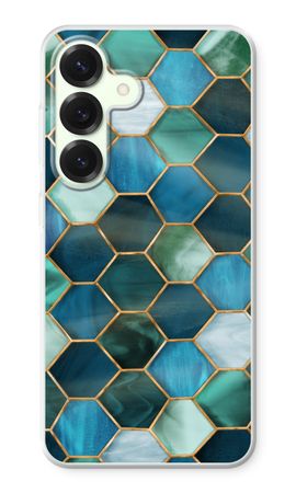 Hexagons in stained glass