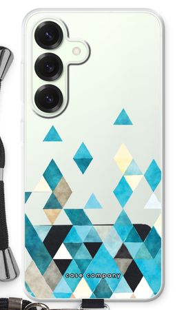 Coloured triangles blue