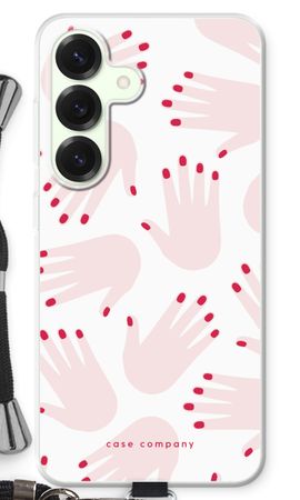 Hands pink