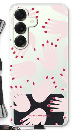 Hands pink