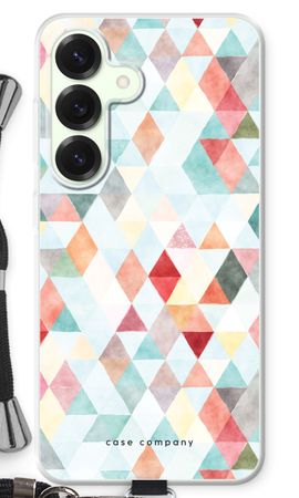 Coloured triangles pastel