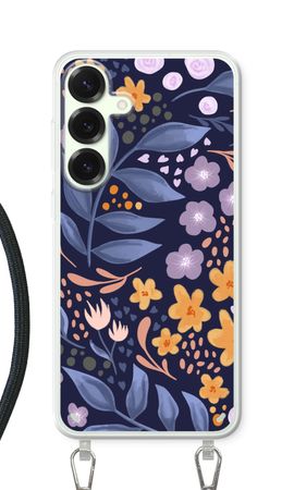 Flowers with blue leaves