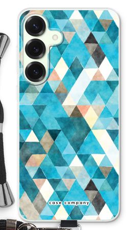 Coloured triangles blue