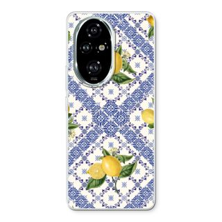 Blue tiles and lemons