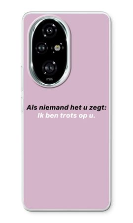 Ik ben trots op u